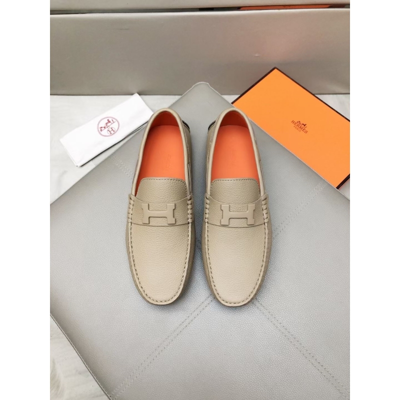 H**mes leather shoes